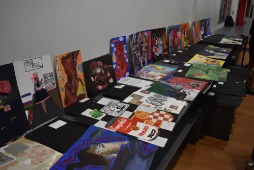 Art at exhibition