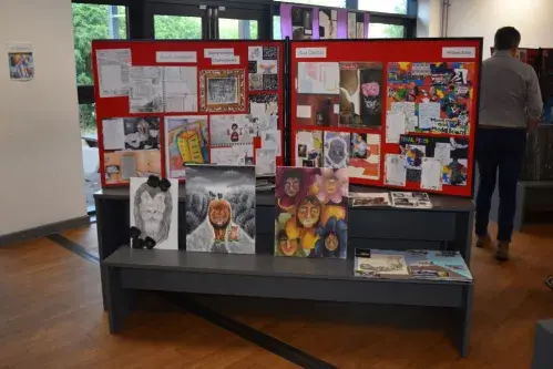 Art at exhibition