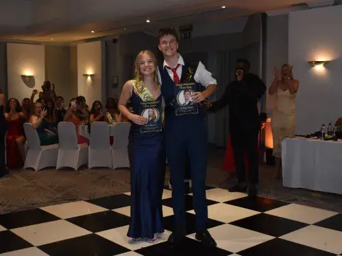 Year 11 pupils at Prom
